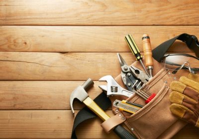 tools in tool belt
